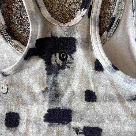 Lululemon Studio Racerback Tank Ghost Weave White - Picture 5 of 6